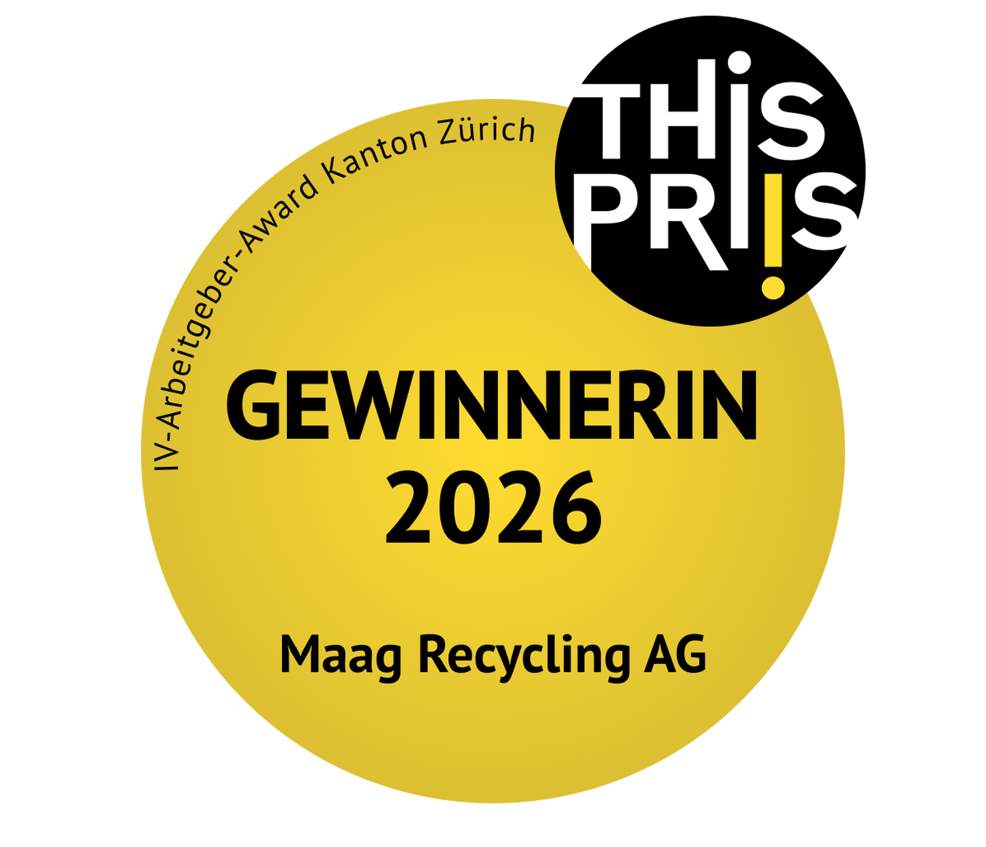 Sva this priis badge gewinnerin maag recycling ag